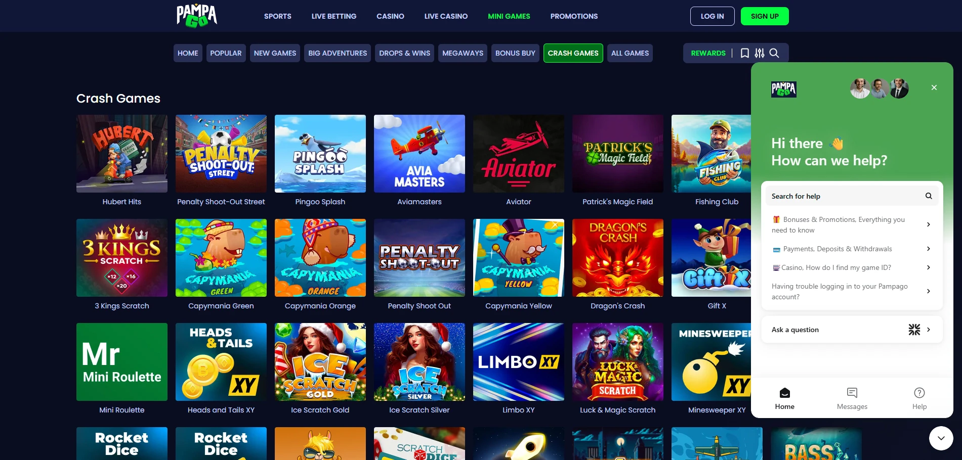 PampaGo - Live Chat Support