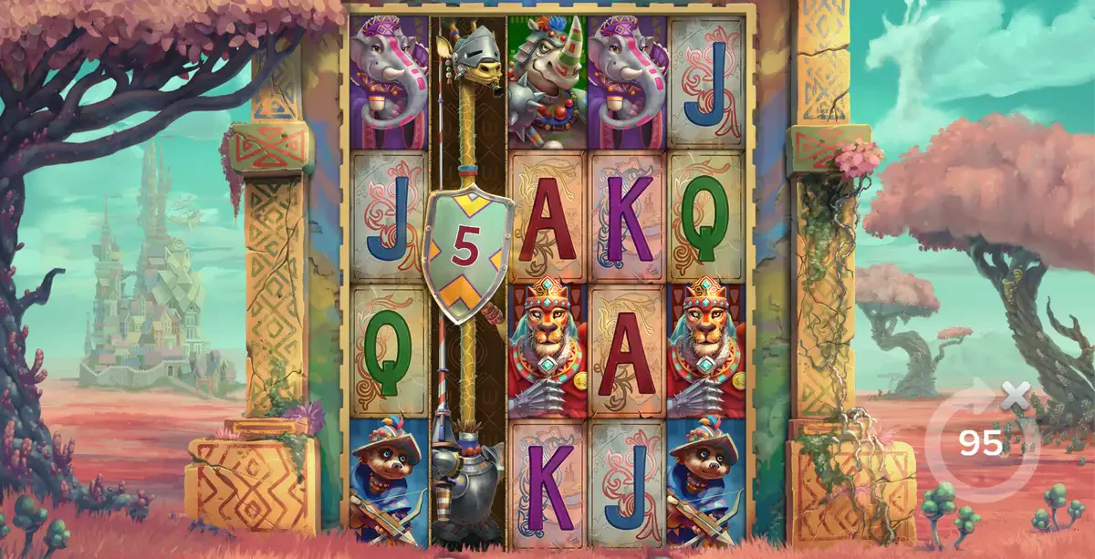 expanding wild avec multiplicateur sur giraffalot