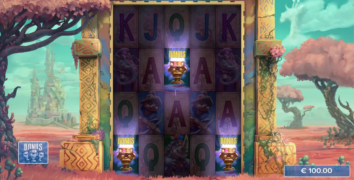 accès au mode free spins de giraffalot