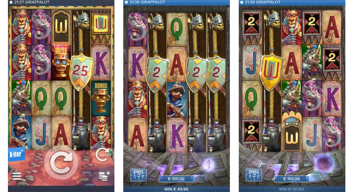 giraffalot sur mobile