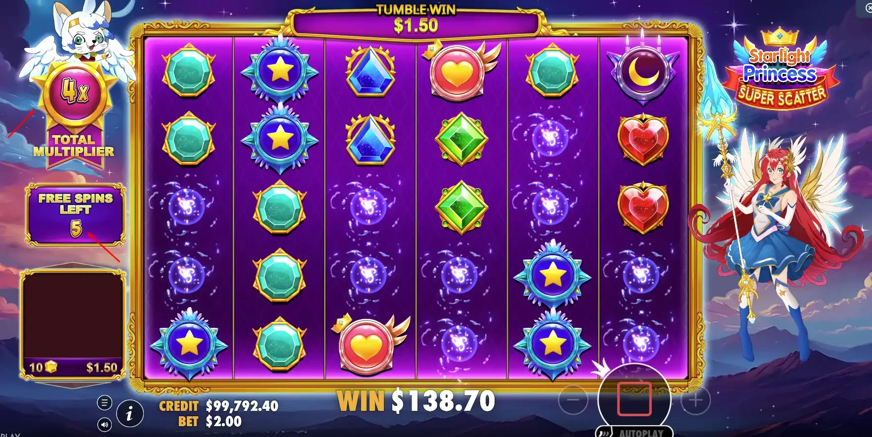 Starlight Princess Super Scatter