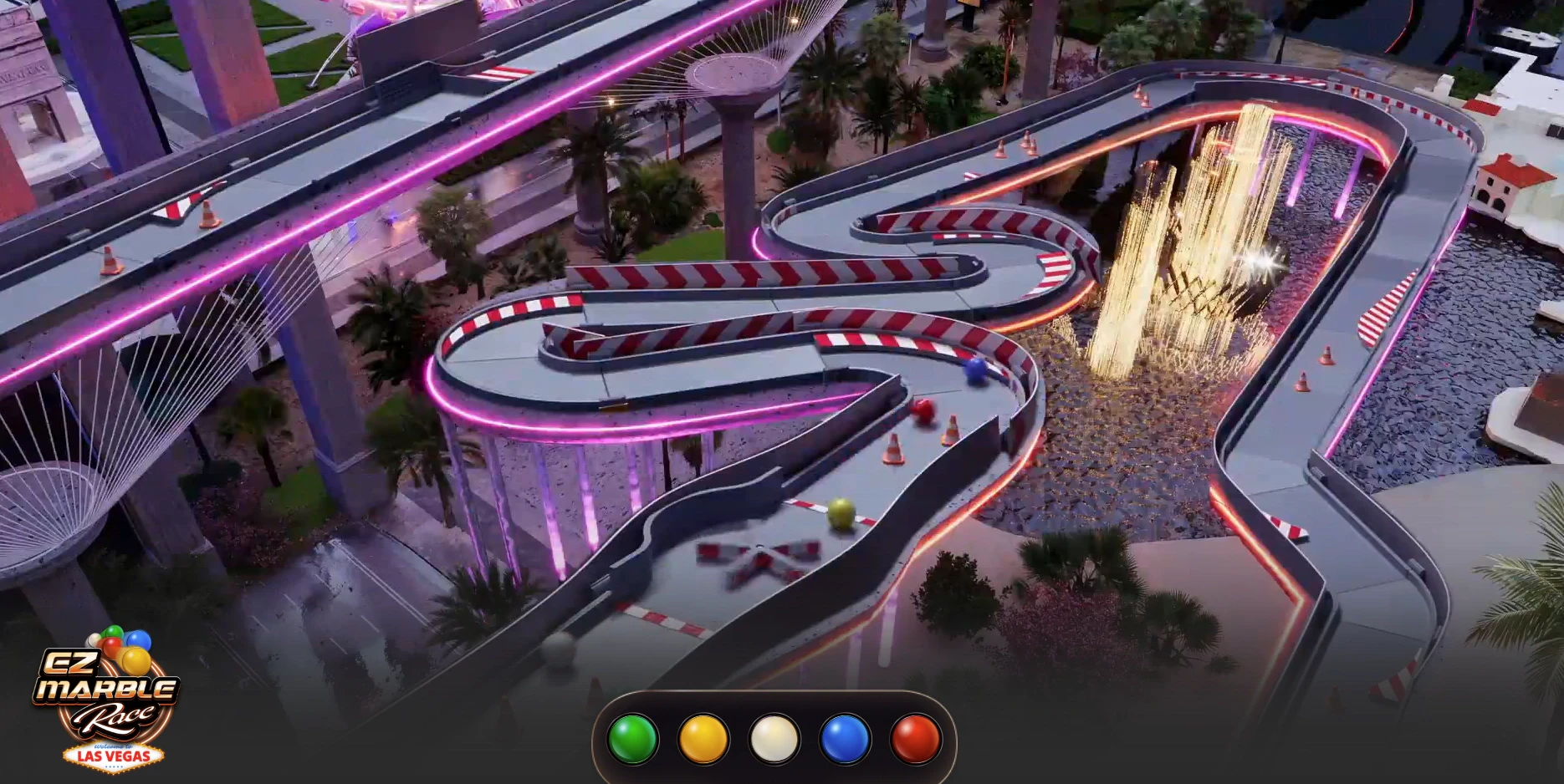 EZ Marble Race Las Vegas Theme