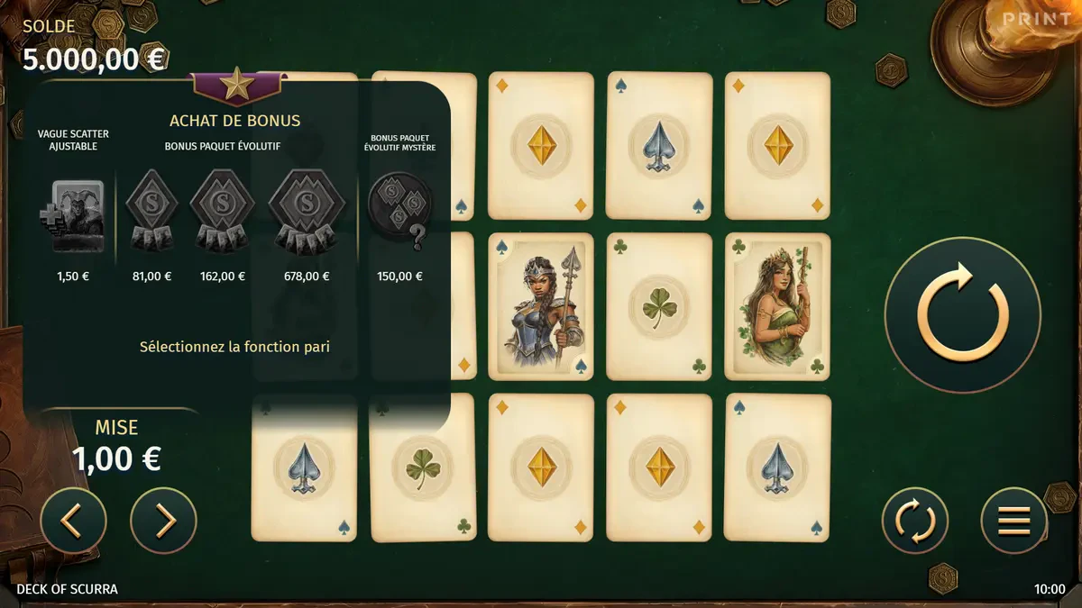 bonus buy de deck of scurra