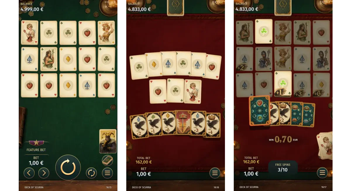 deck of scurra sur mobile