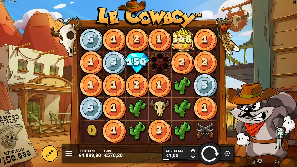 diamant sur le cowboy