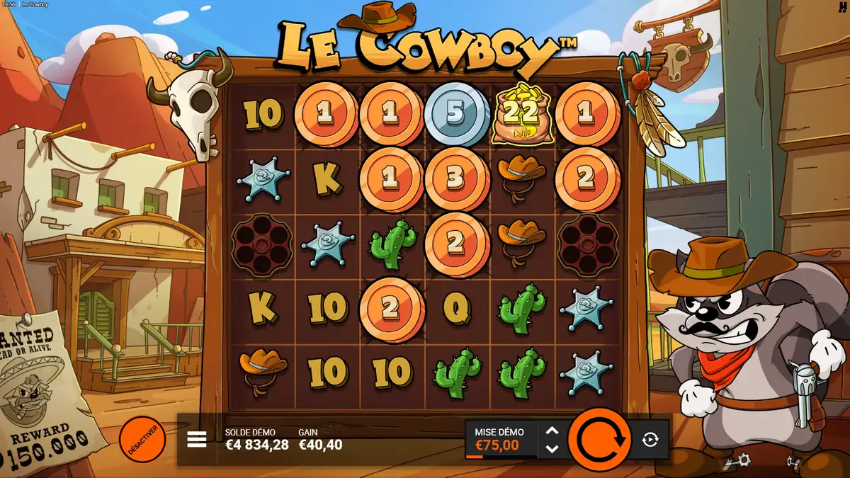 sac de butin sur le cowboy