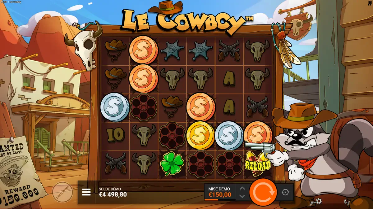 reload sur le cowboy