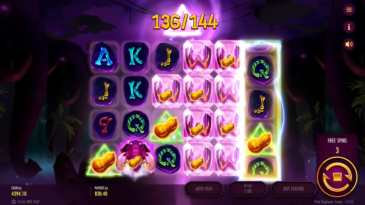 niveau 5 sur pink elephants trinity