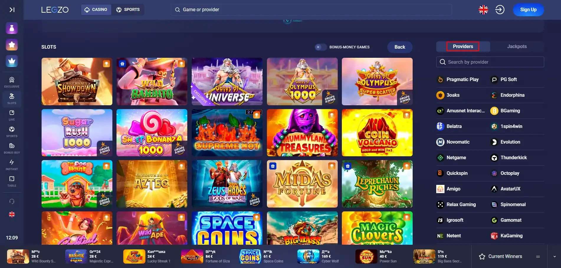 Legzo - Provider List