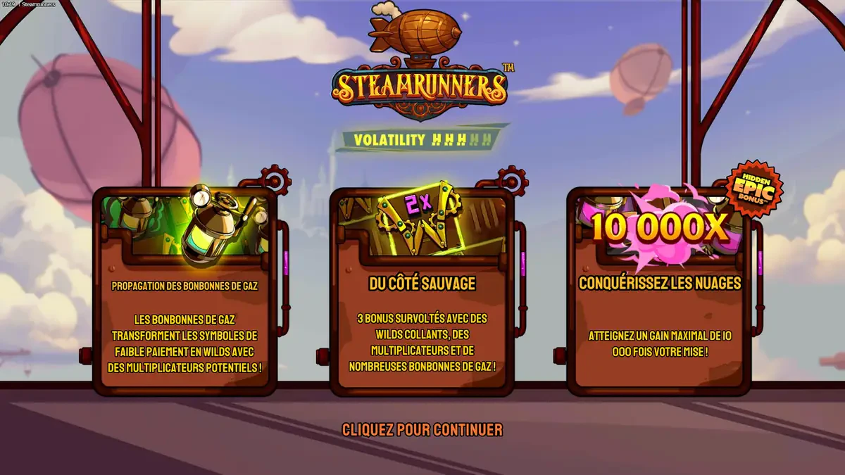 max win de steamrunners