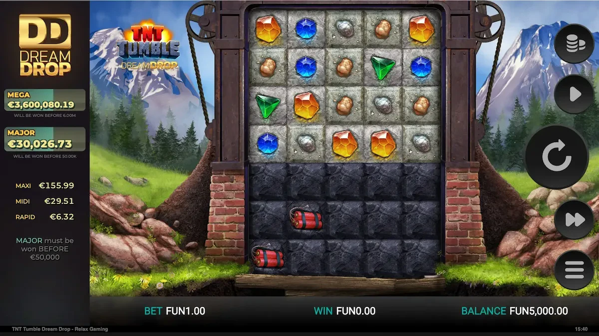 Machine à sous dream drop fournisseur Relax Gaming