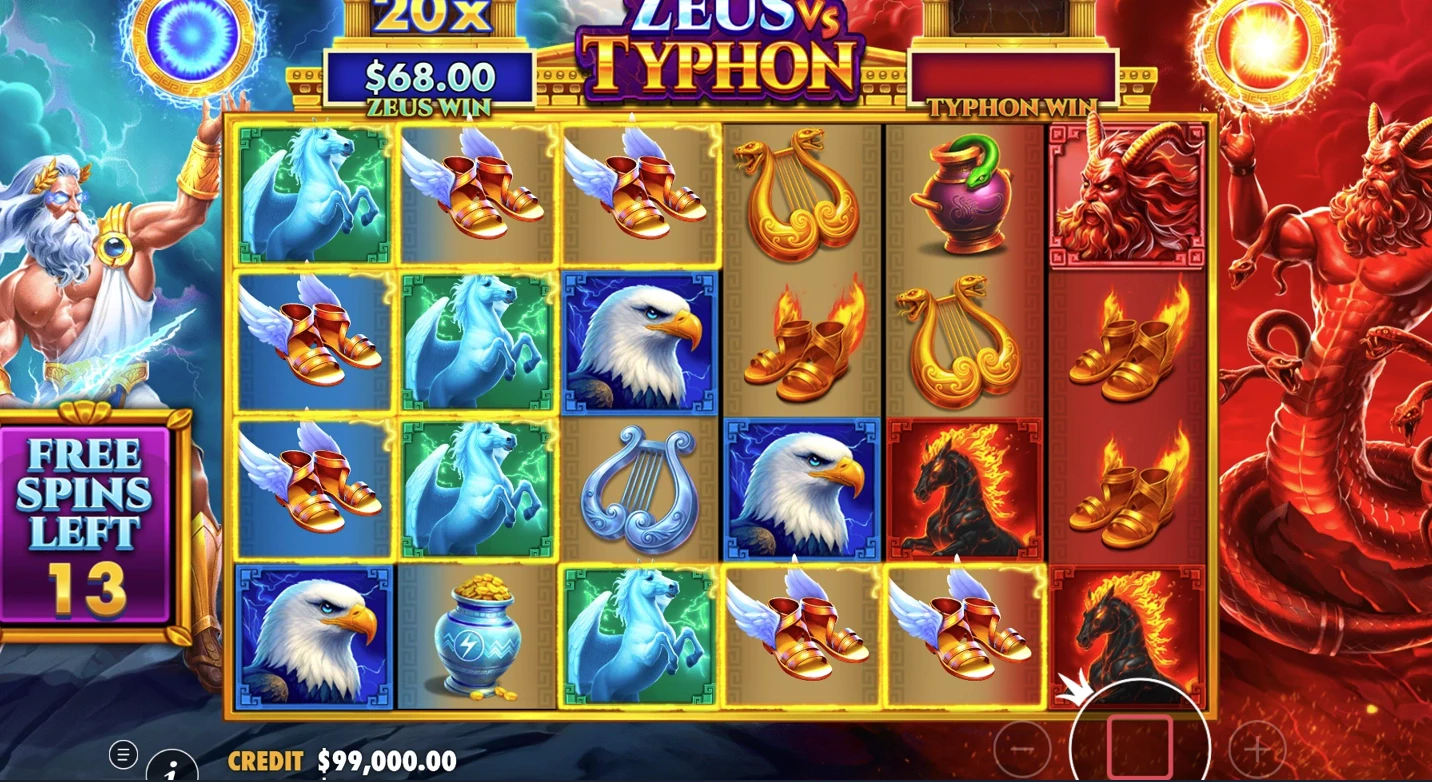 Zeus vs Typhon Demo Mode