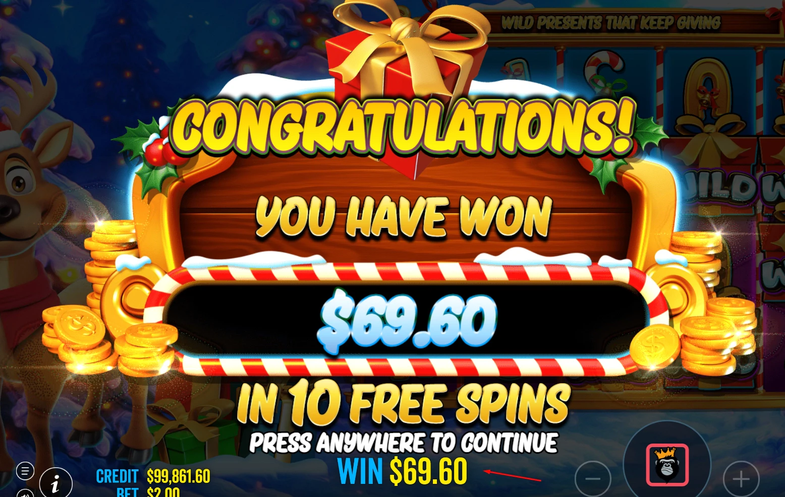 Santa’s Slay Big Win