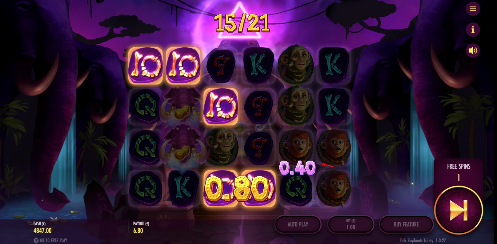 Pink Elephants Trinity Game Mechanics