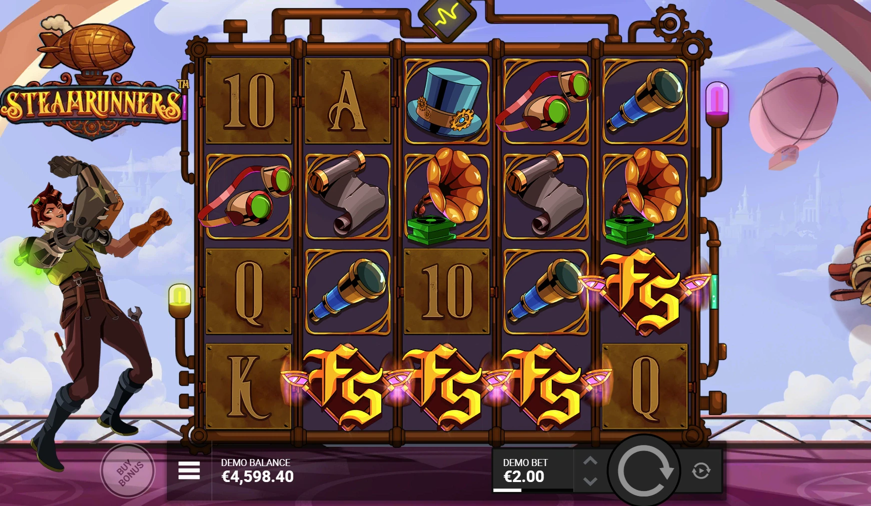 Steamrunners Feature Symbols