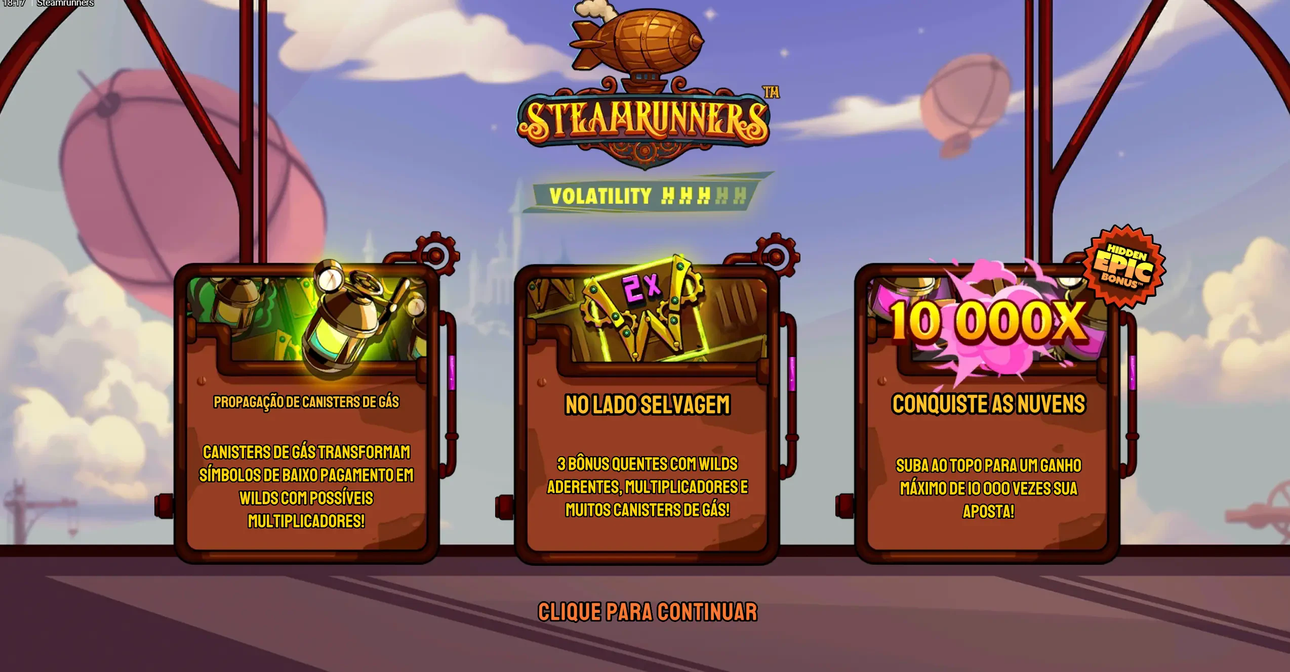 Primeira imagem do jogo