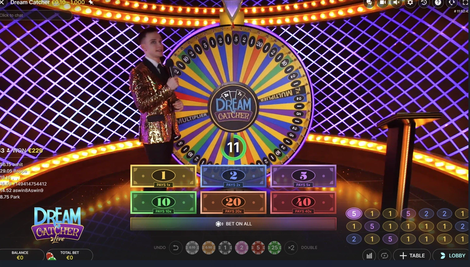 Dream Catcher by Evolution Gaming