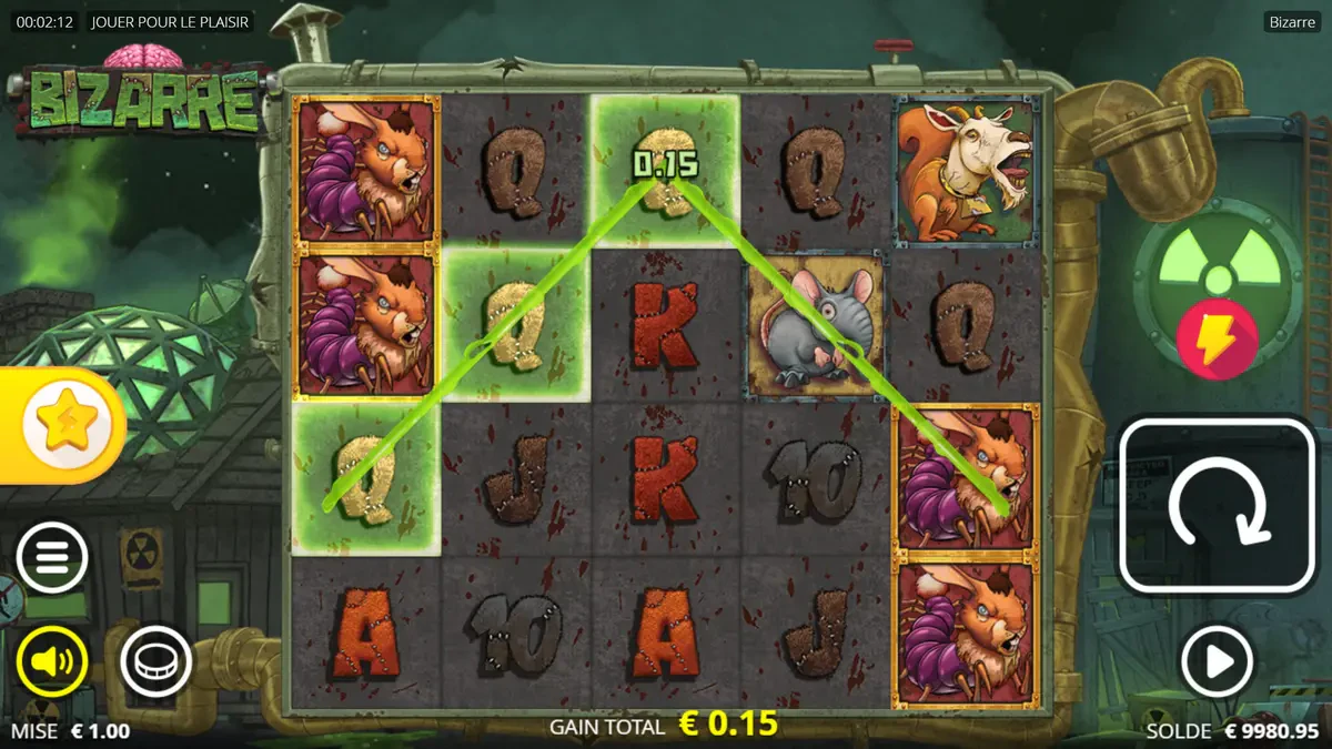 gain sur bizarre