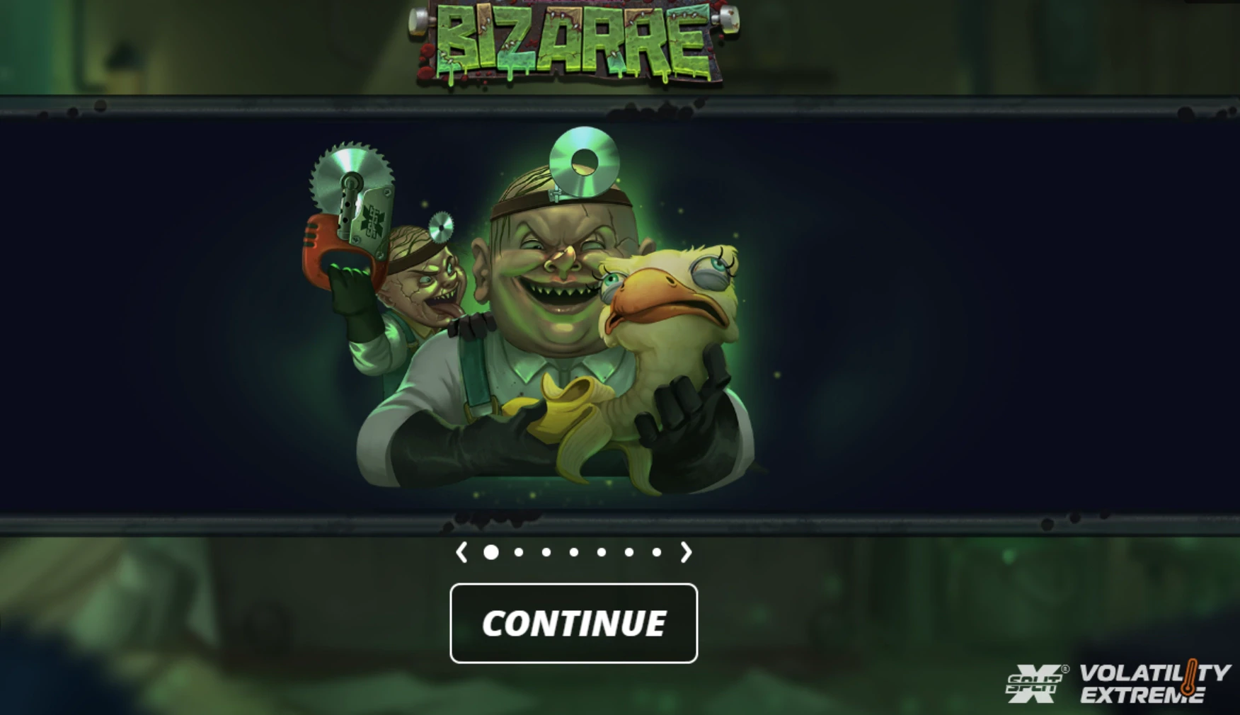 Bizarre slot machine developed by the software provider Nolimit City