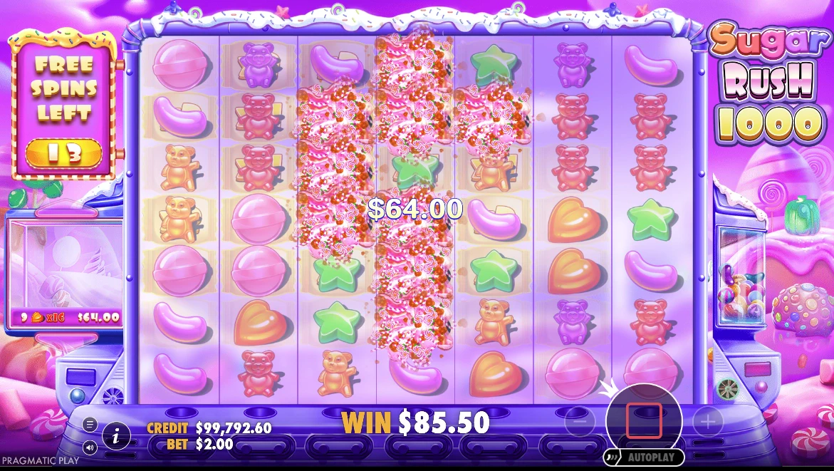 The Multiplier Explosion Feature in Sugar Rush 1000 by Pragmatic Play