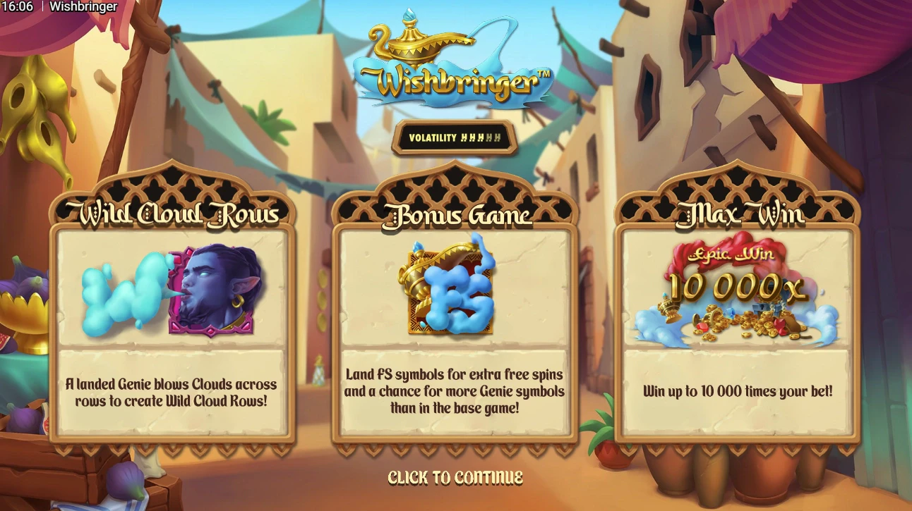 Discover the Wishbringer slot machine by software developer Hacksaw Gaming