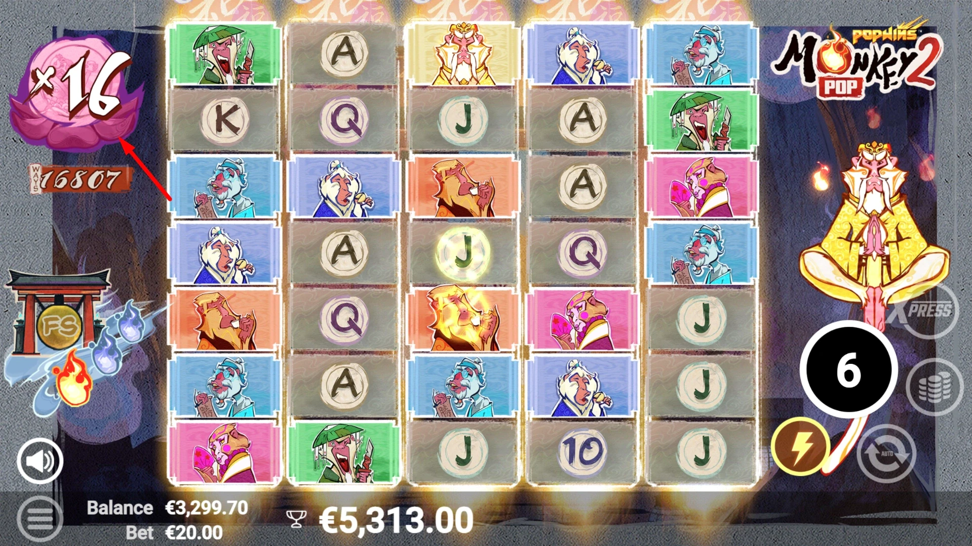 AvatarUX MonkeyPop 2 monkey's blessing adding to the global multiplier