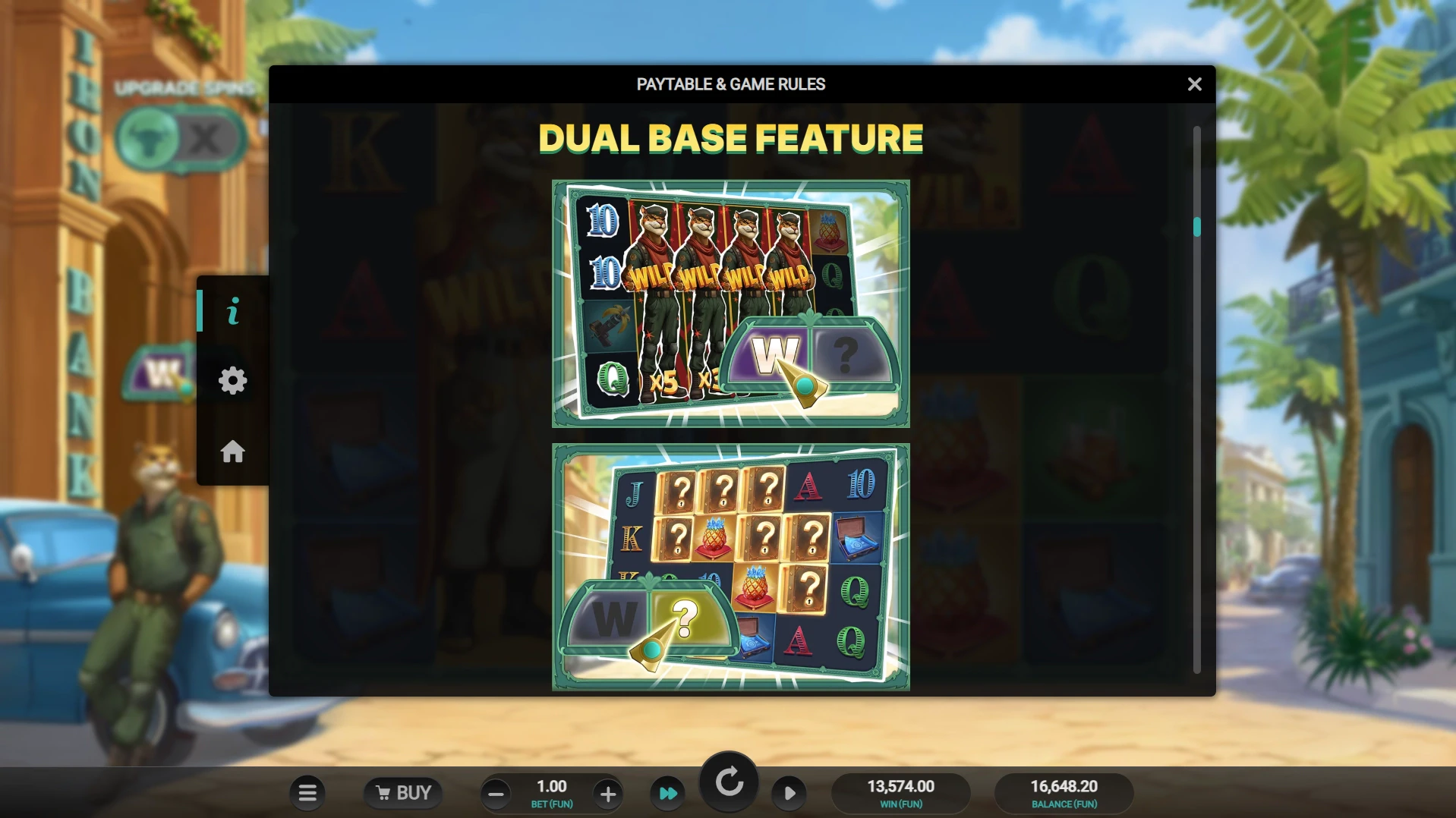 Iron Bank 2 - Dual Base Feature with Expanding Wilds and Mystery Symbols